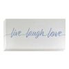 Wall Art * | Popular Live Laugh Love Canvas Wall Art, 12 24