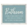 Wall Art * | Clearance Sale 11X14 Bathroom Framed Wall Art