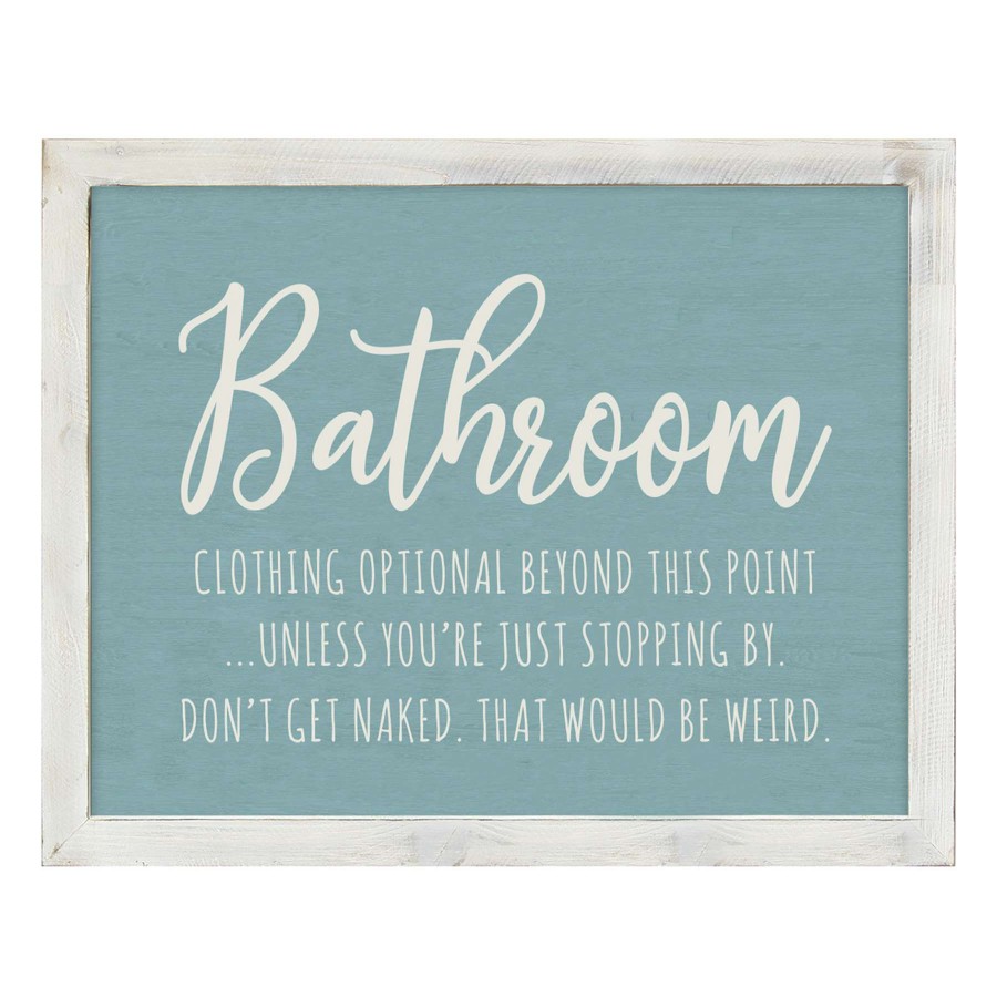 Wall Art * | Clearance Sale 11X14 Bathroom Framed Wall Art