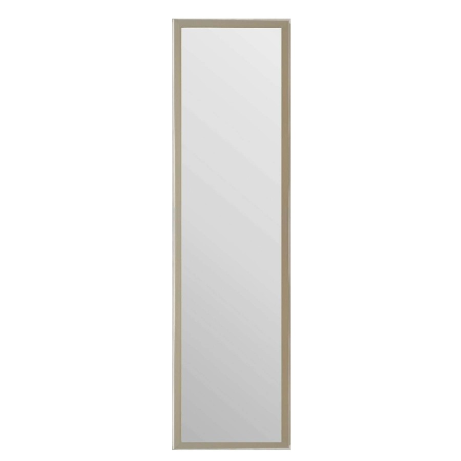 Mirrors * | Exclusive Design 14X53 Over The Door Mirror With Hardware, Silver