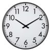 Frames & Clocks * | Popular Black & White Wall Clock, 20