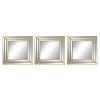 Mirrors * | Quick Delivery 3-Piece Gold Mirror Set