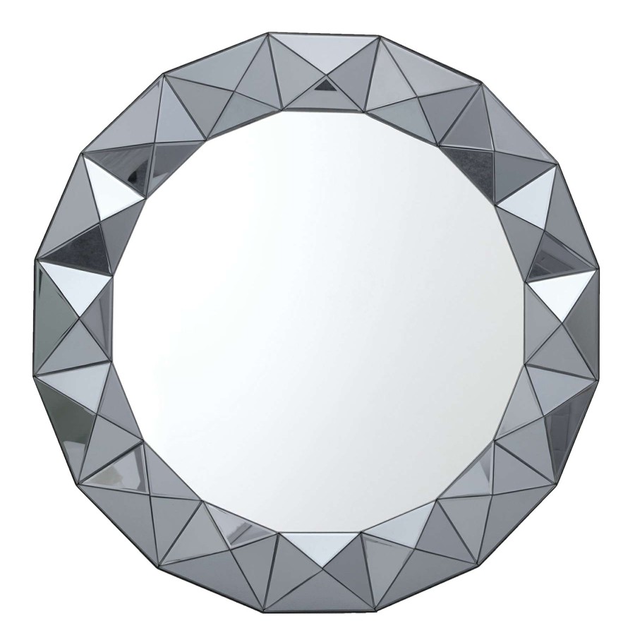 Mirrors * | Best Price Laila Ali 32D Beveled Round Mirror