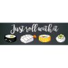 Wall Art * | New Threads 36X12 Sushi Just Roll With It Textured Canvas Art