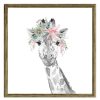 Wall Art * | Excellent 17X17 Giraffe Framed Art