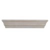 Wall Accents * | Cut Price Kate 12In. Light Grey Wood Ledge