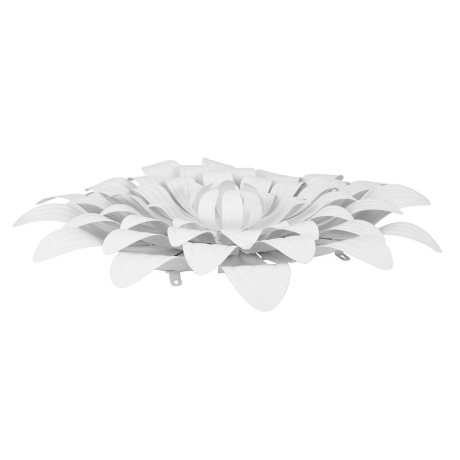 Wall Art * | Best Price Grace Mitchell White Flower Wall Decor, 29.5