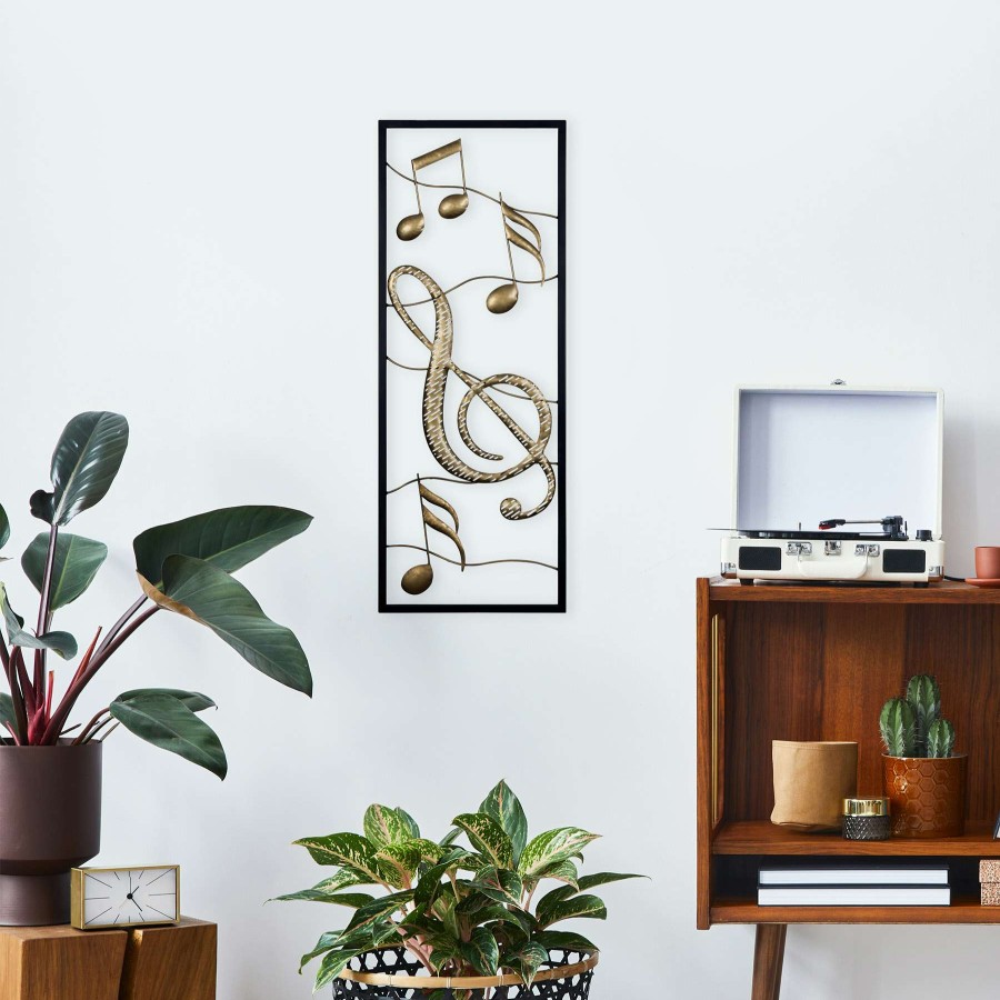 Wall Art * | New Threads 12X32 Music Panel Wall Art