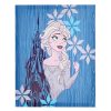 Wall Art * | Discounts 11X14 Frozen Glitter Canvas Wall Art