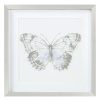 Wall Art * | Best Price Laila Ali Metallic Framed Butterfly Canvas, 16