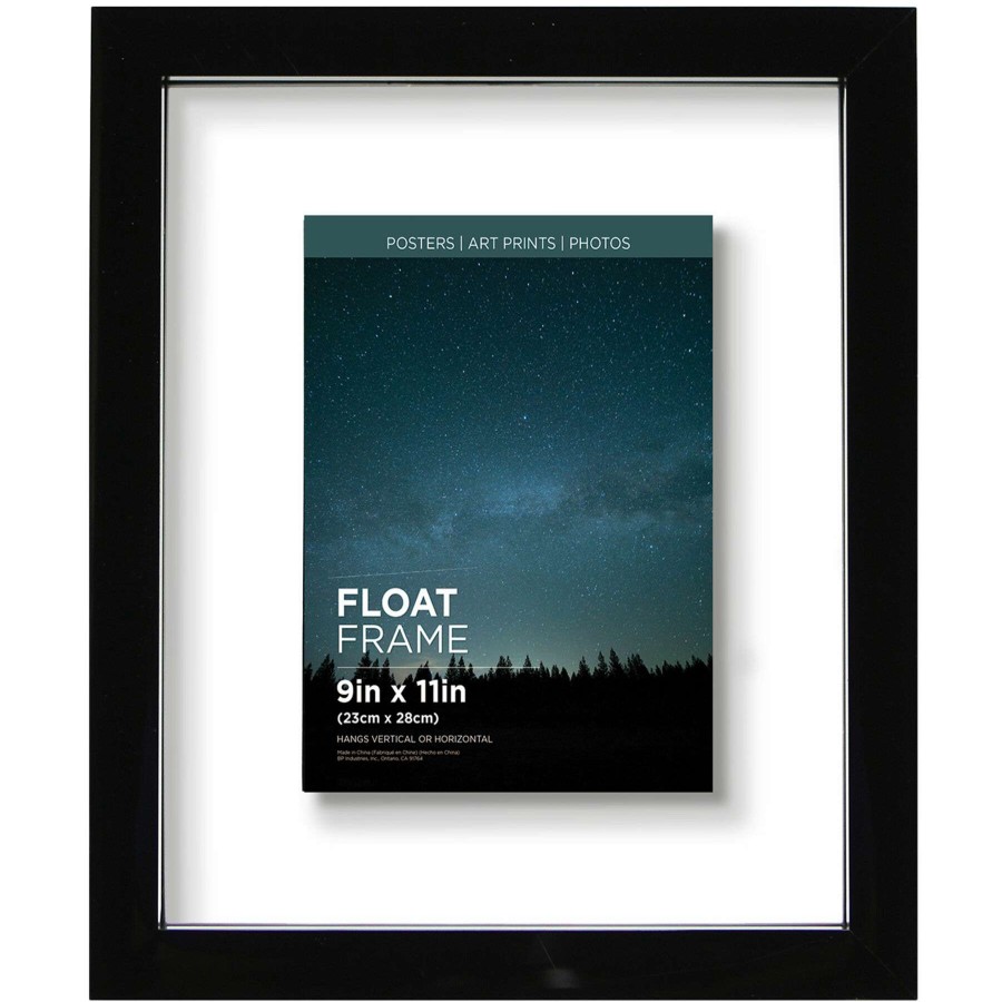 Frames & Clocks * | Classical 9X11 Black Float Frame