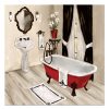 Wall Art * | Good Quality Red Tub Bathroom Canvas Wall Art, 12