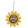 Wall Art * | Hot Sell 6In Sunflower Sign