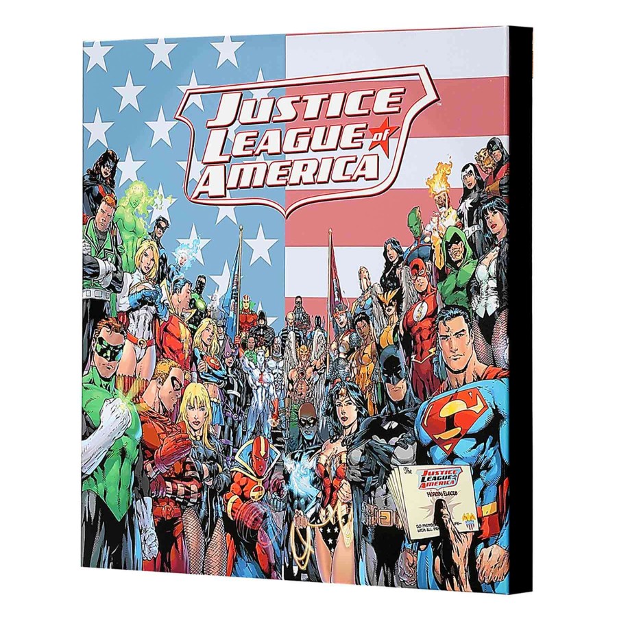 Wall Art * | Cheap 16X16 Justice League Canvas Wall Art