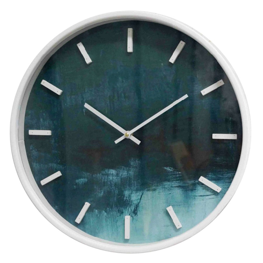 Frames & Clocks * | Closeout Sale Laila Ali Green Modern Wall Clock, 16