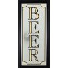 Wall Art * | Popular 6X14 Beer Print On Mirror Framed