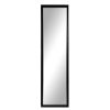 Mirrors * | Classical 14X50 Over The Door Ornate Mirror With Hardware, Black