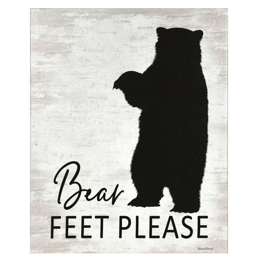 Wall Art * | New Threads Ty Pennington Bear Feet Canvas Wall Art, 11 14