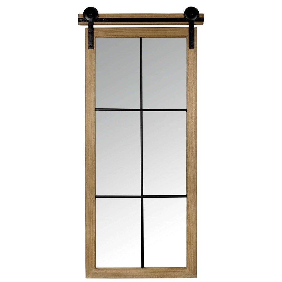 Mirrors * | Best Price Barndoor Wall Mirror, 17 37