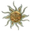 Wall Art * | Good Quality Sun Face Metal Wall Plaque, 23