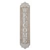 Wall Art * | Excellent Grace Mitchell Wooden Welcome Sign, 6 24