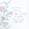 Wall Art * | Best Price Grace Mitchell What Is Done Canvas Wall Art, 12