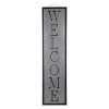 Wall Art * | Clearance Sale Galvanized Metal Welcome Sign, 48