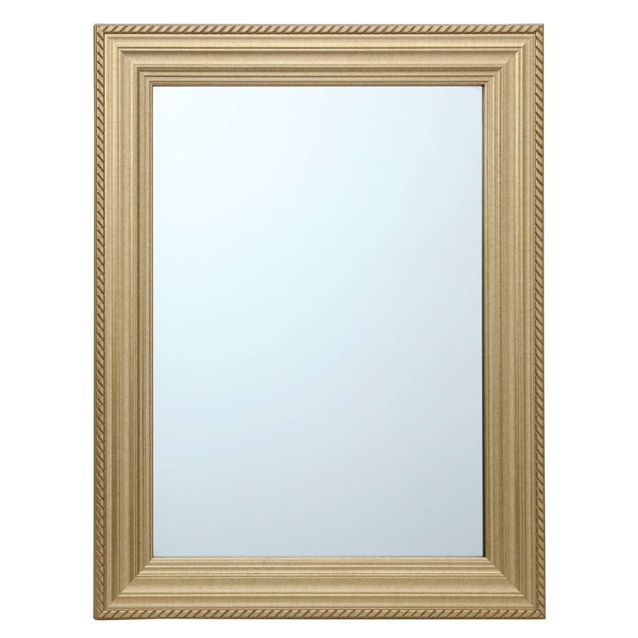 Mirrors * | Cut Price 22X28 Gold Ornate Mirror