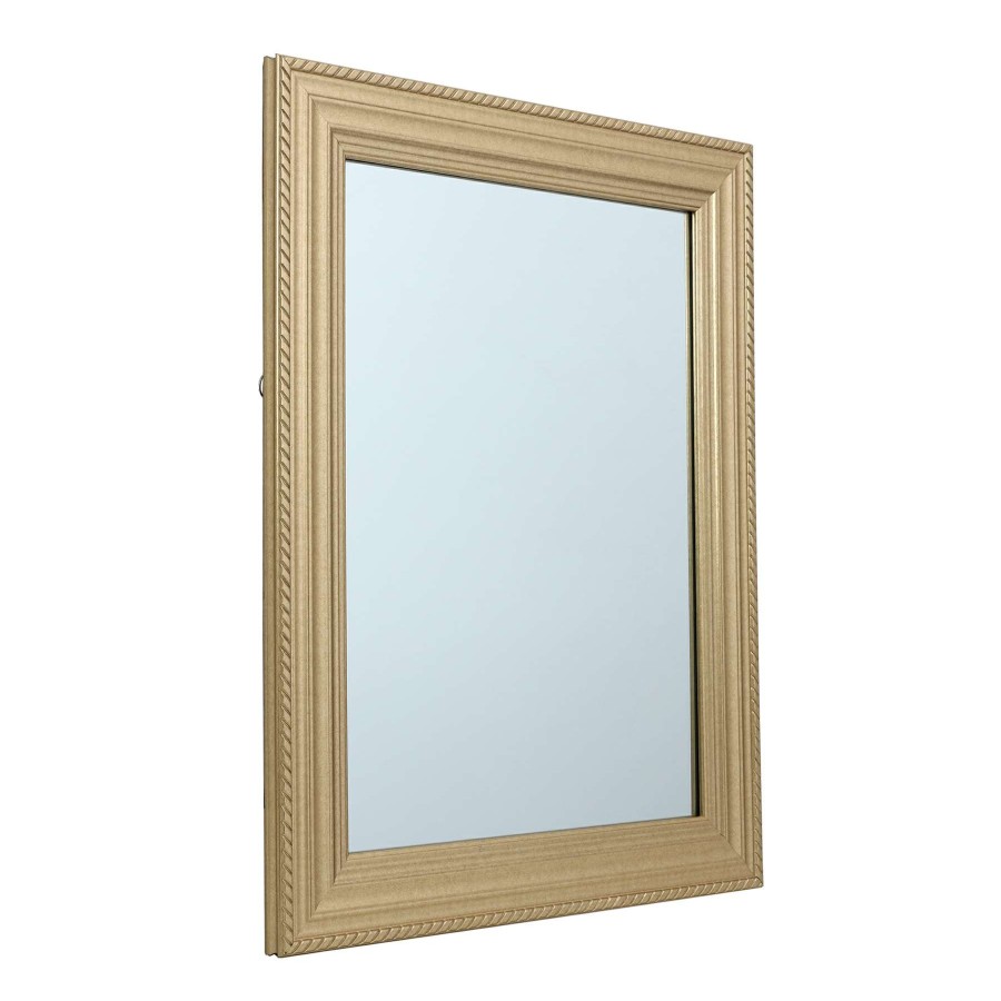 Mirrors * | Cut Price 22X28 Gold Ornate Mirror