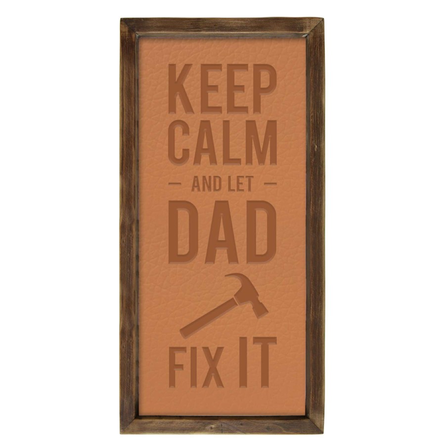 Wall Art * | Tendy Style 10X12 Keep Calm And Let Dad Wall Art