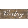 Wall Art * | Closeout Sale 8 X24 Wood Plank Pantry Sign