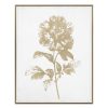 Wall Art * | Hot Sell Grace Mitchell Framed Gold Foiled Flower Canvas Wall Art, 16 20