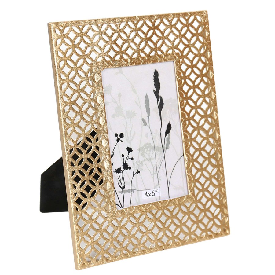 Frames & Clocks * | Popular Grace Mitchell Geometric Metal Photo Frame, 4 6