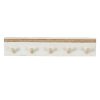 Wall Accents * | Good Quality Honeybloom 5-Hook White Wooden Wall Hook, 24