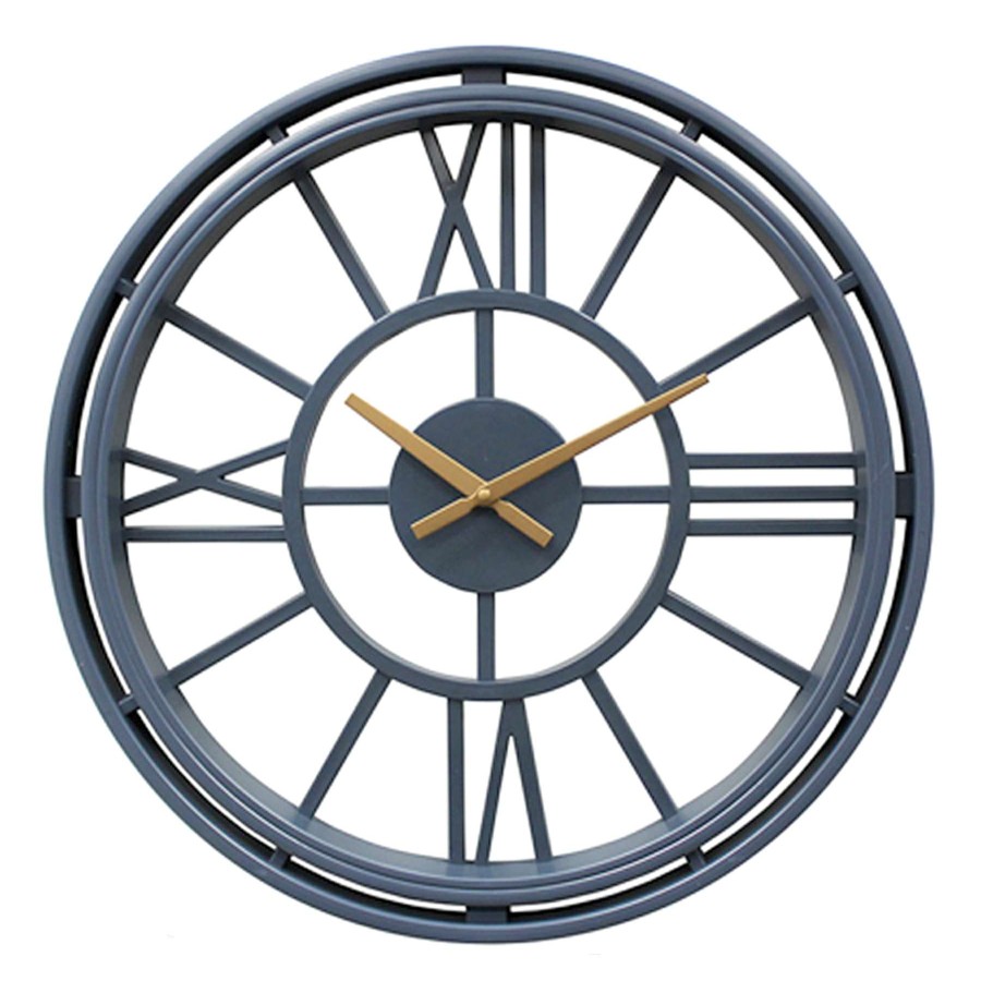 Frames & Clocks * | Cheap 20In Navy Wall Clock