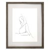 Wall Art * | Online Store Framed Nude Figure Wall Art, 17 21