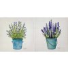 Wall Art * | Quick Delivery 2-Piece 12 Potted Herbs Canvas Wall Art Set