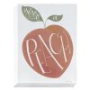 Wall Art * | Cut Price Peach Canvas Wall Art, 22 28