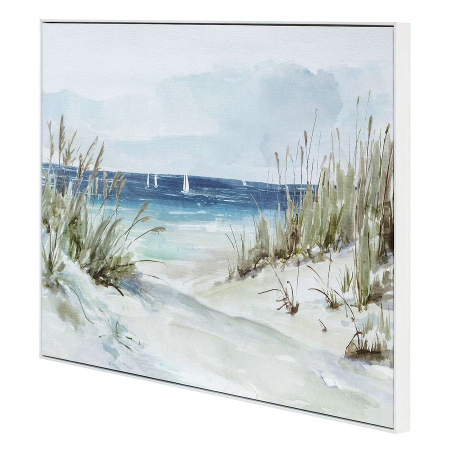 Wall Art * | Tendy Style Ty Pennington Framed Coastal Canvas Wall Art, 36 24