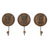 Wall Art * | Classical 5X9 3-Piece Laundry Icons Hooks