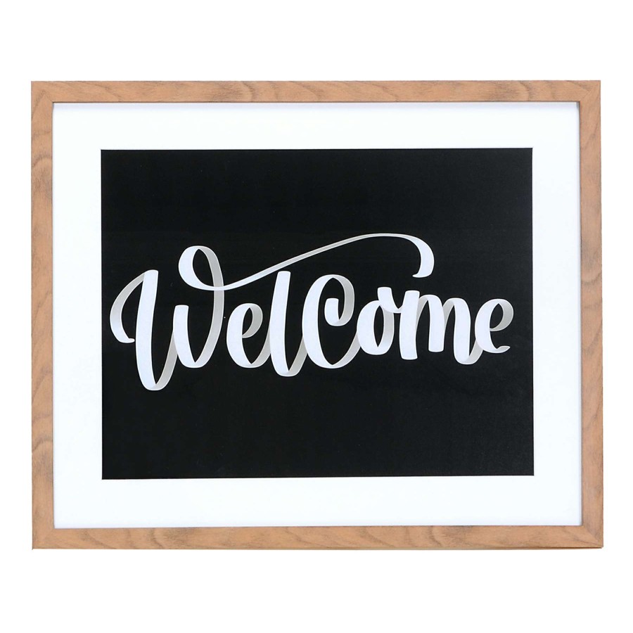 Wall Art * | Top Sellers Ty Pennington 16X20 Framed Welcome Print Under Glass