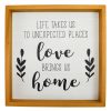 Wall Art * | Discounts 12X12 Plaq Love Brings Home