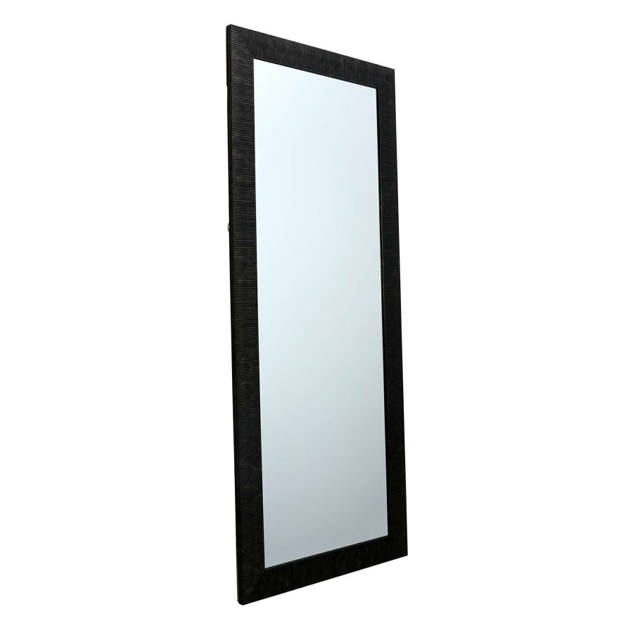 Mirrors * | Classical 24 58 Grey Ornate Mirror