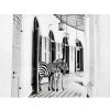 Wall Art * | Exclusive Design Zebra Hotel Glass Coated Canvas Wall Art, 40 30