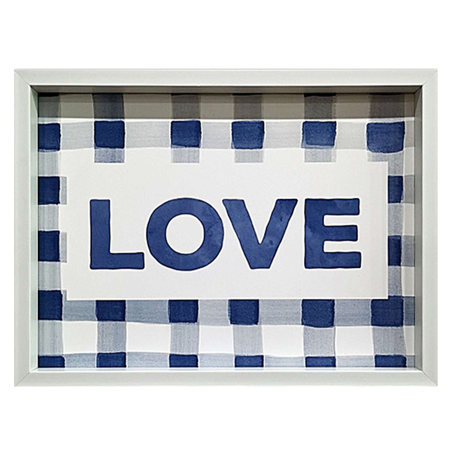 Wall Art * | Best Price Aw 16X12 Gingham Love