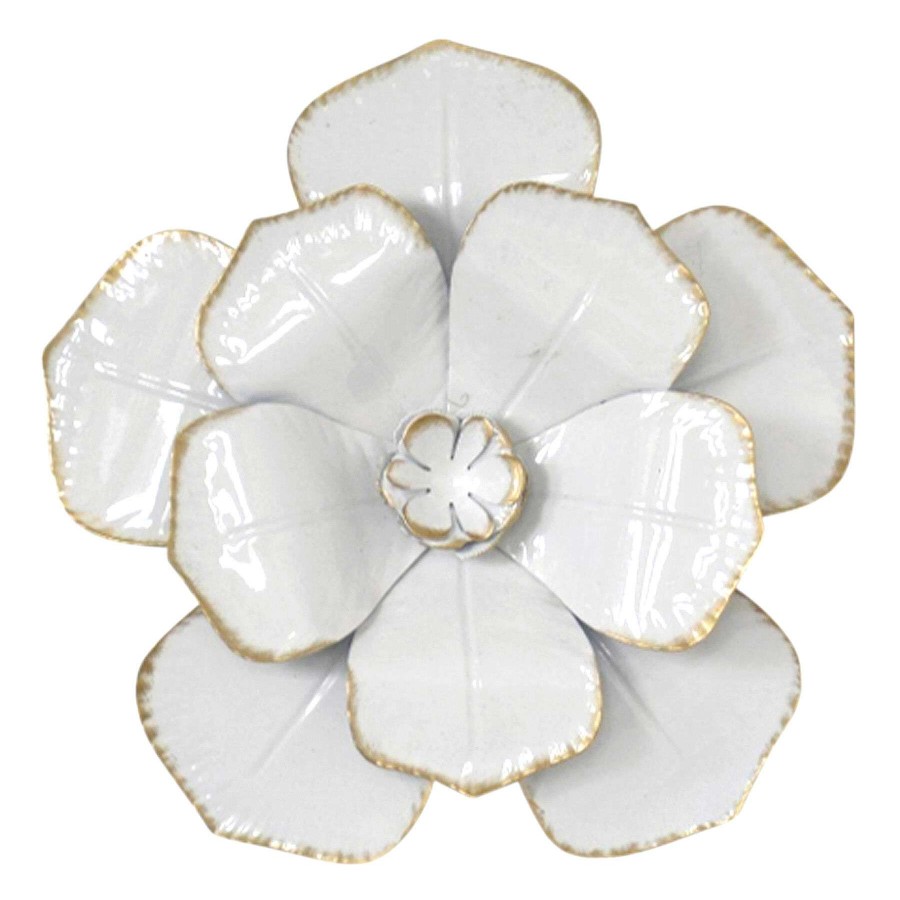 Wall Art * | Quick Delivery 6X6 Metal Flower Wall Decor