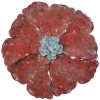 Wall Art * | Closeout Sale 13X13 Metal Wall Flower Decor