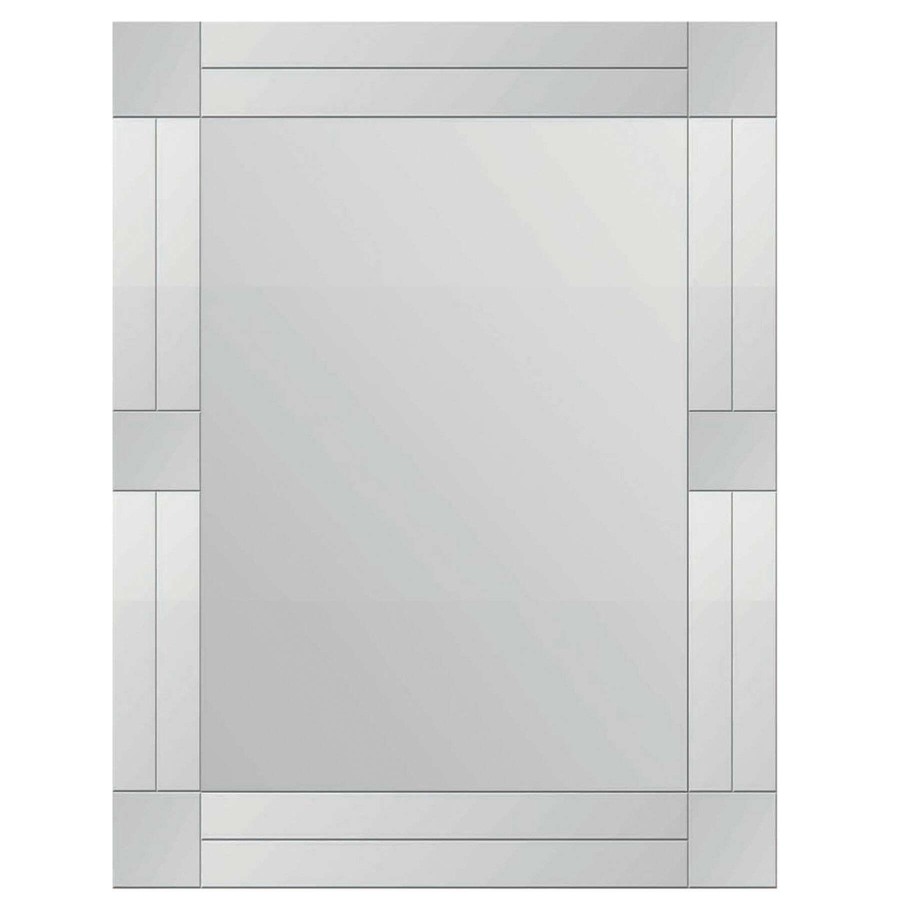 Mirrors * | New Threads 24X36 Frameless Grid Mirror