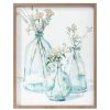 Wall Art * | Quick Delivery Flowers In Vase Framed Canvas Wall Art, 16 20