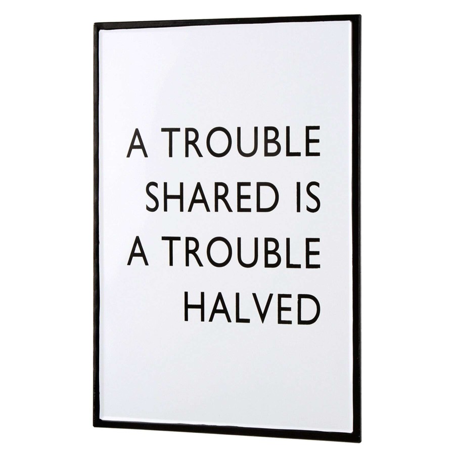 Wall Art * | Excellent Sign 13X18 Trouble Shared